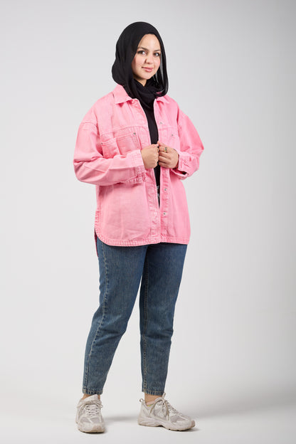 TAJ Jeans Shirt - Pink