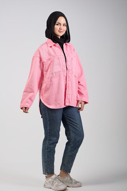 TAJ Jeans Shirt - Pink