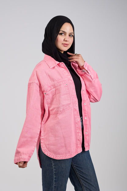 TAJ Jeans Shirt - Pink