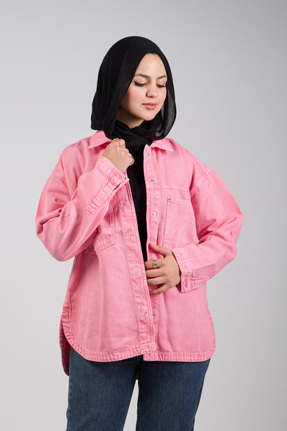 TAJ Jeans Shirt - Pink