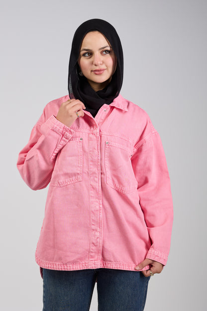 TAJ Jeans Shirt - Pink