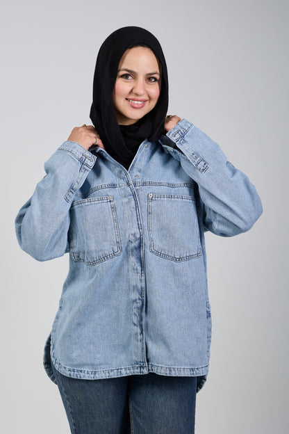 TAJ Jeans Shirt - Blue