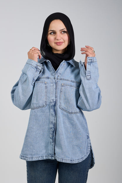 TAJ Jeans Shirt - Blue