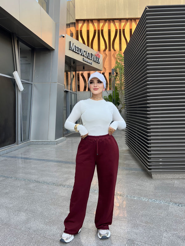 Taj Sweet Pants - Burgundy