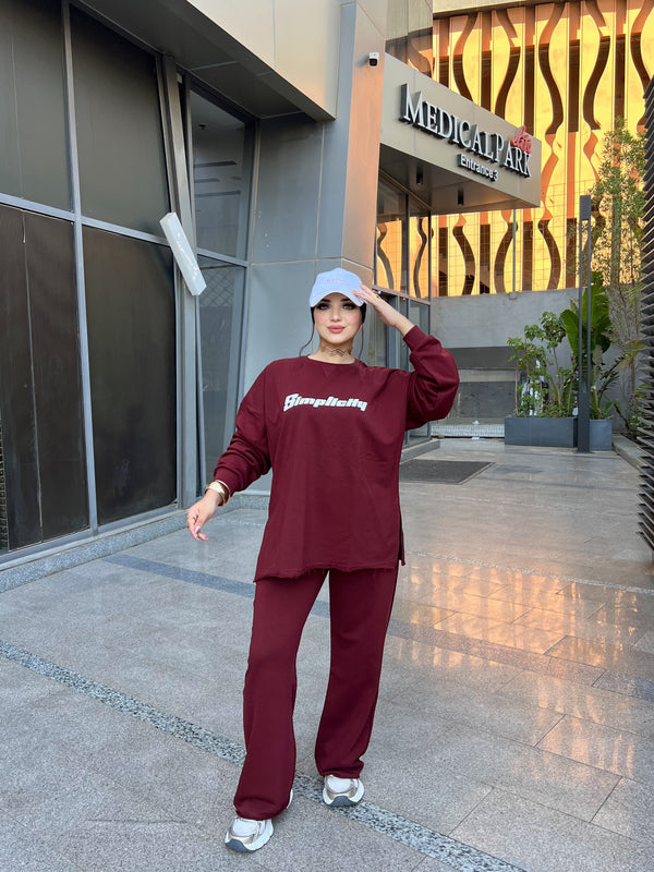 Taj Simplicity Set - Burgundy